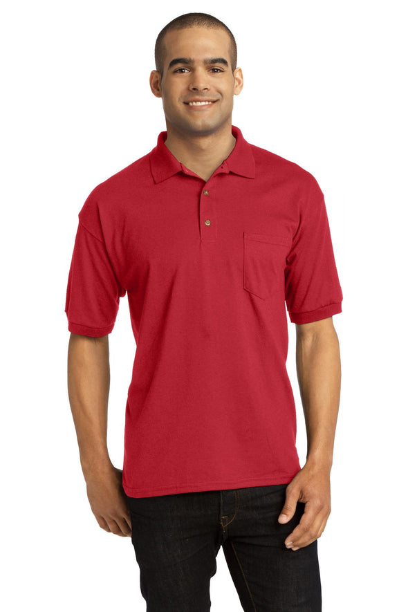 Gildan DryBlend 6-Ounce Jersey Knit Sport Shirt with Pocket
