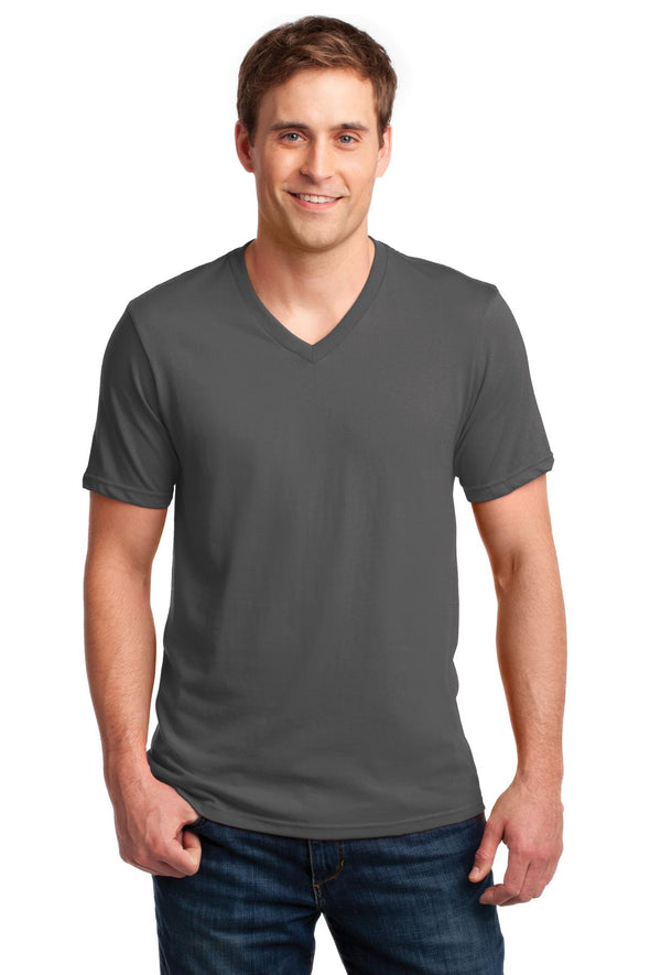 Anvil 100% Combed Ring Spun Cotton V-Neck T-Shirt