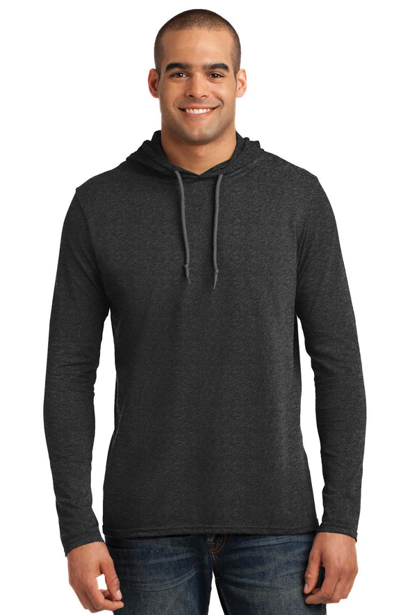 Anvil 100% Combed Ring Spun Cotton Long Sleeve Hooded T-Shirt