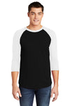 American Apparel Poly-Cotton 3/4-Sleeve Raglan T-Shirt