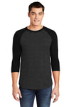 American Apparel Poly-Cotton 3/4-Sleeve Raglan T-Shirt