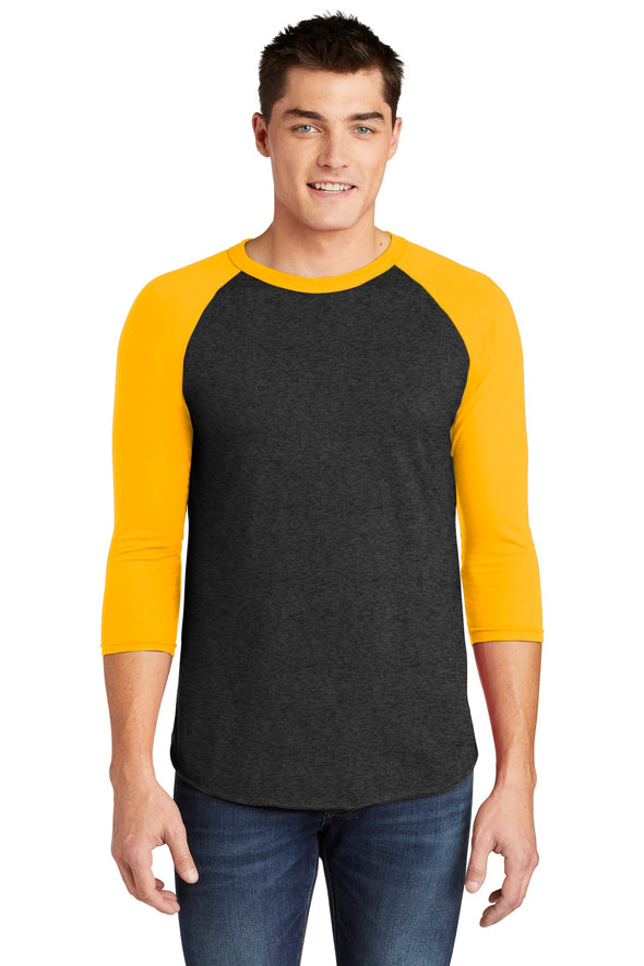 American Apparel Poly-Cotton 3/4-Sleeve Raglan T-Shirt