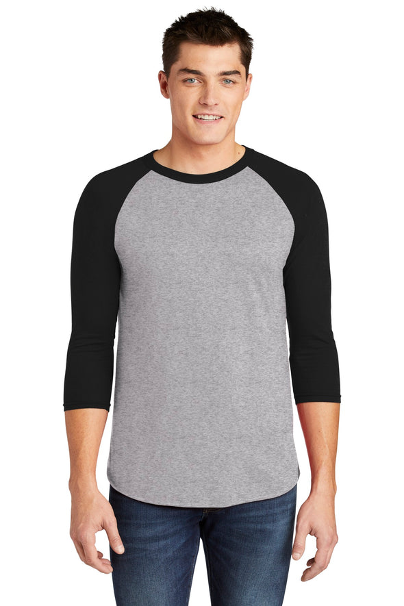 American Apparel Poly-Cotton 3/4-Sleeve Raglan T-Shirt