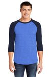 American Apparel Poly-Cotton 3/4-Sleeve Raglan T-Shirt