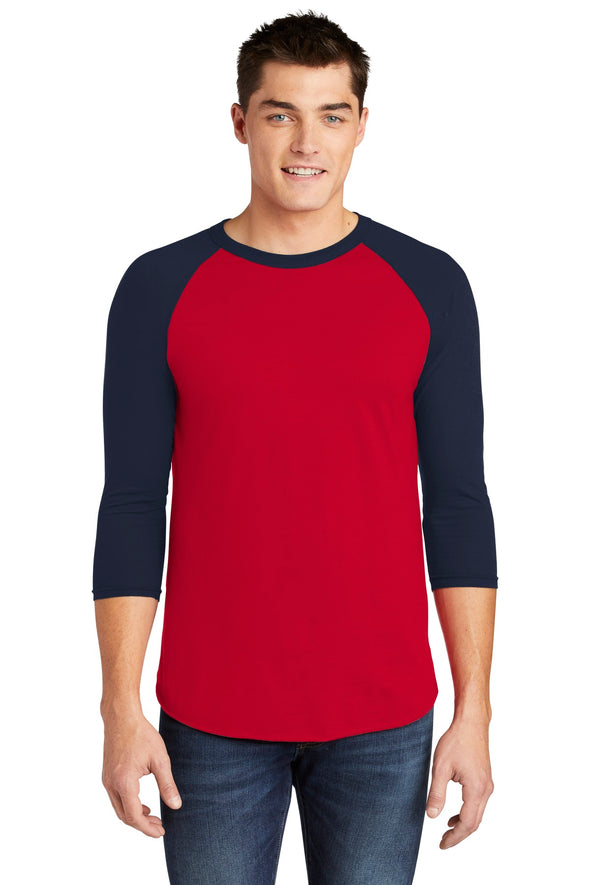 American Apparel Poly-Cotton 3/4-Sleeve Raglan T-Shirt