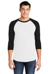 American Apparel Poly-Cotton 3/4-Sleeve Raglan T-Shirt