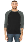 Bella+Canvas Unisex 3/4-Sleeve Baseball Tee