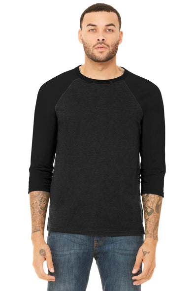 Bella+Canvas Unisex 3/4-Sleeve Baseball Tee