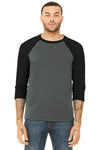 Bella+Canvas Unisex 3/4-Sleeve Baseball Tee