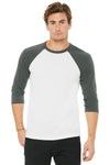 Bella+Canvas Unisex 3/4-Sleeve Baseball Tee