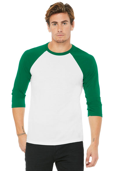 Bella+Canvas Unisex 3/4-Sleeve Baseball Tee