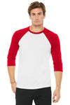 Bella+Canvas Unisex 3/4-Sleeve Baseball Tee