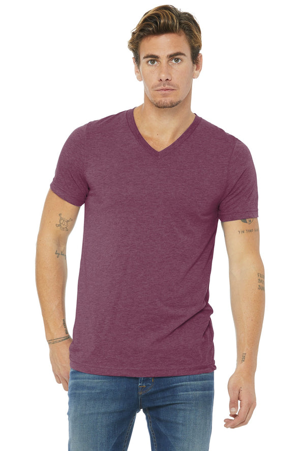 Bella+Canvas Unisex Triblend Short Sleeve V-Neck Tee