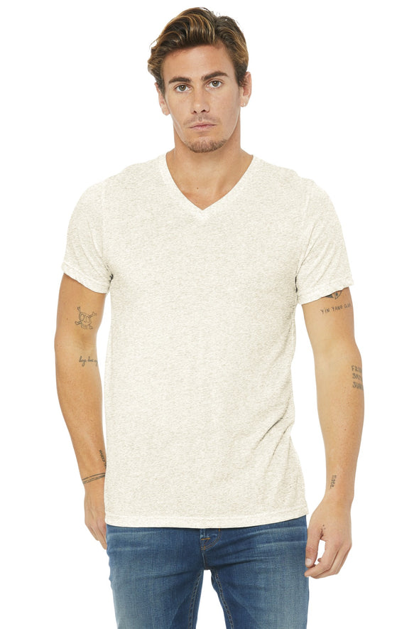 Bella+Canvas Unisex Triblend Short Sleeve V-Neck Tee