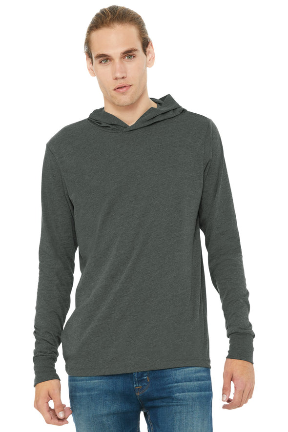 Bella+Canvas Unisex Jersey Long Sleeve Hoodie