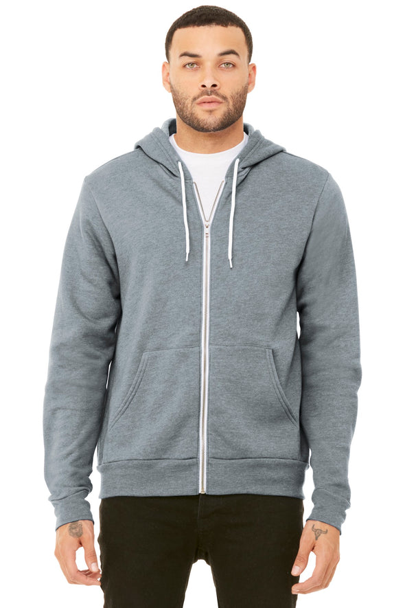 Bella+Canvas Unisex Sponge Fleece Full-Zip Hoodie