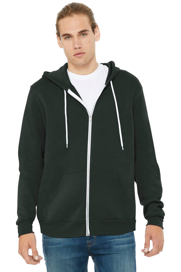 Bella+Canvas Unisex Sponge Fleece Full-Zip Hoodie