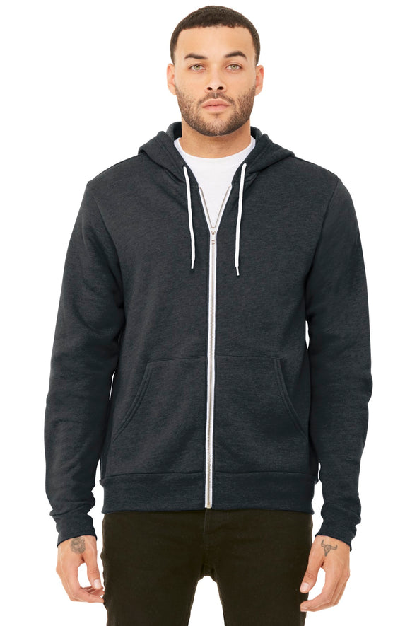 Bella+Canvas Unisex Sponge Fleece Full-Zip Hoodie