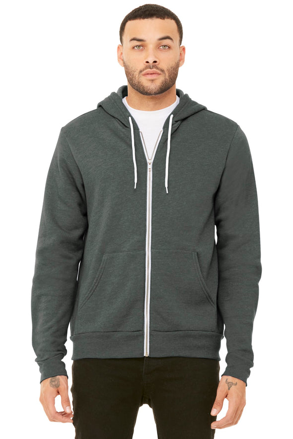 Bella+Canvas Unisex Sponge Fleece Full-Zip Hoodie