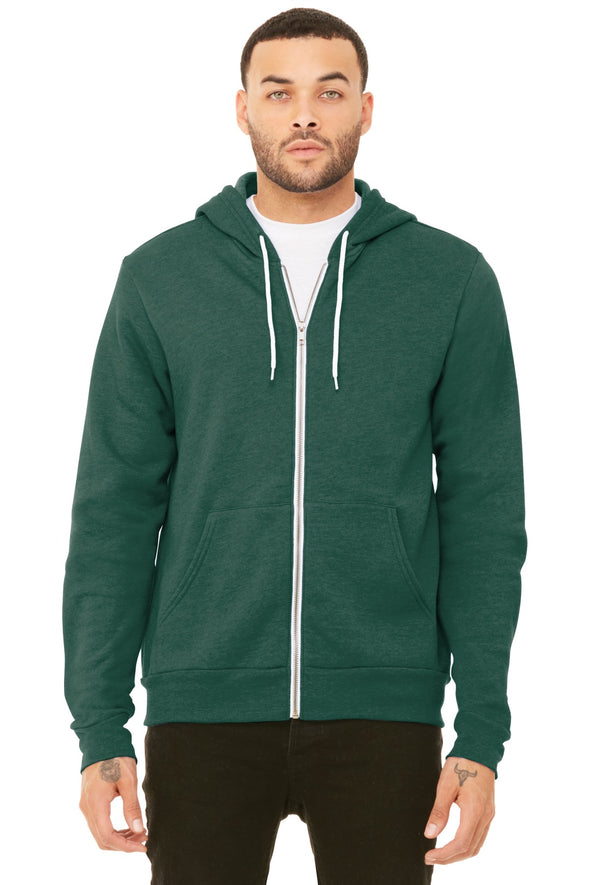 Bella+Canvas Unisex Sponge Fleece Full-Zip Hoodie