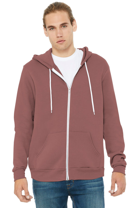 Bella+Canvas Unisex Sponge Fleece Full-Zip Hoodie