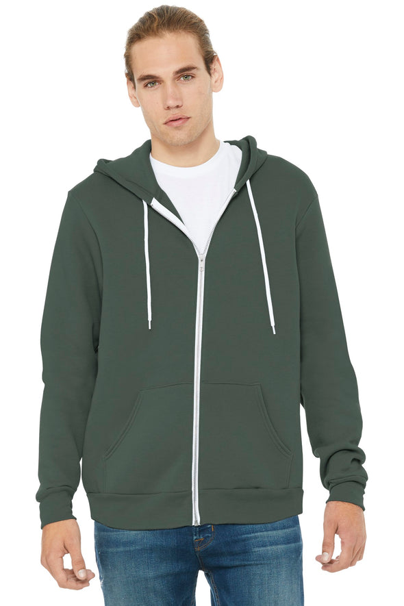 Bella+Canvas Unisex Sponge Fleece Full-Zip Hoodie