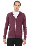 Bella+Canvas Unisex Triblend Full-Zip Lightweight Hoodie
