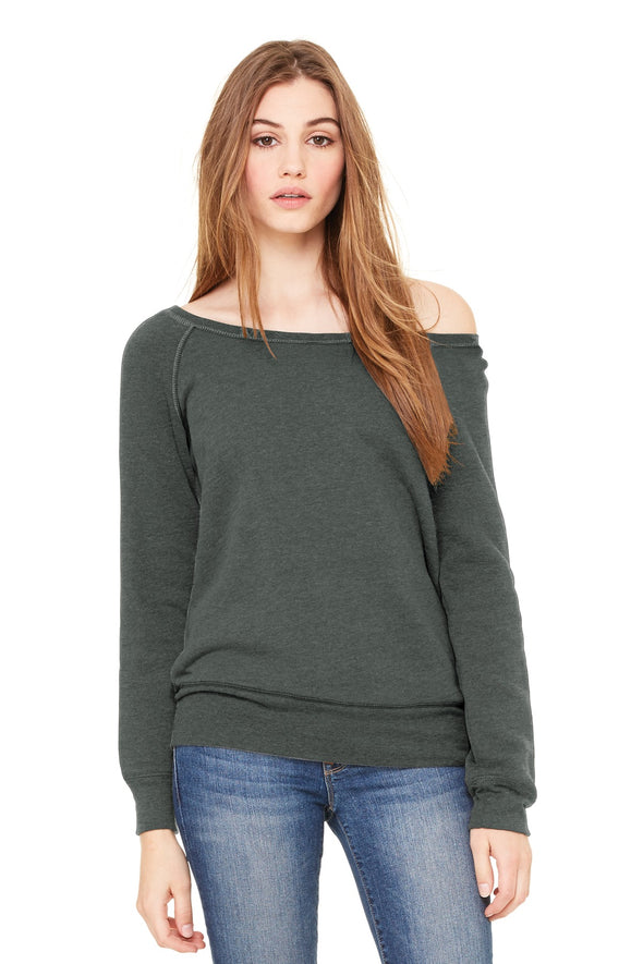 Bella+Canvas Women's Sponge Fleece Wide-Neck Sweatshirt