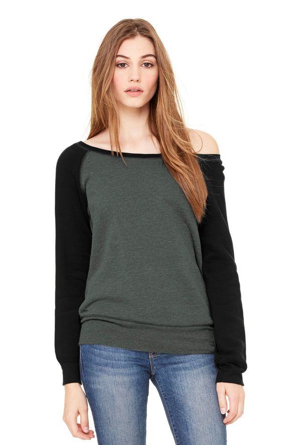 Bella+Canvas Women's Sponge Fleece Wide-Neck Sweatshirt
