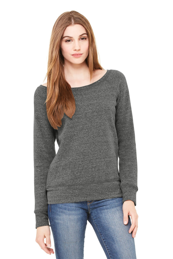 Bella+Canvas Women's Sponge Fleece Wide-Neck Sweatshirt