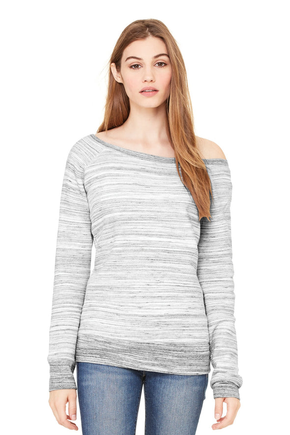 Bella+Canvas Women's Sponge Fleece Wide-Neck Sweatshirt