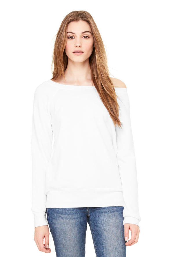 Bella+Canvas Women's Sponge Fleece Wide-Neck Sweatshirt