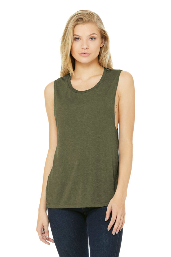 Bella+Canvas Women's Flowy Scoop Muscle Tank