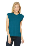 Bella+Canvas Women's Flowy Muscle Tee with Rolled Cuffs
