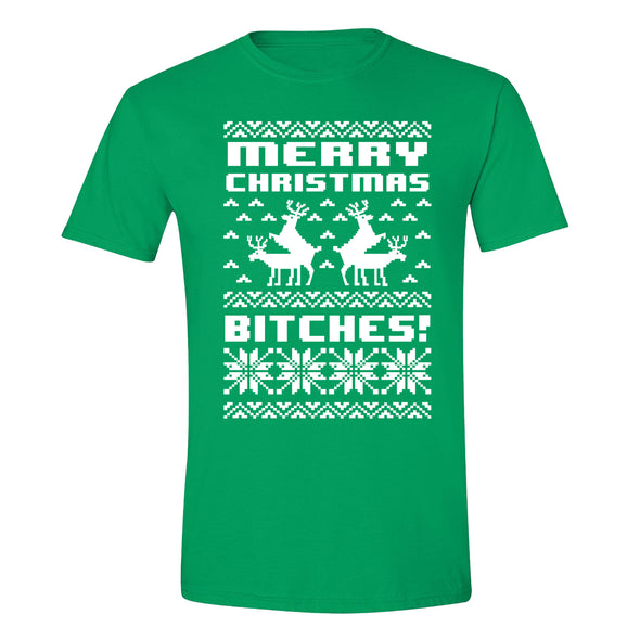 XtraFly Apparel Men's Ugly Christmas Vacation Funny Crewneck Short Sleeve T-shirt