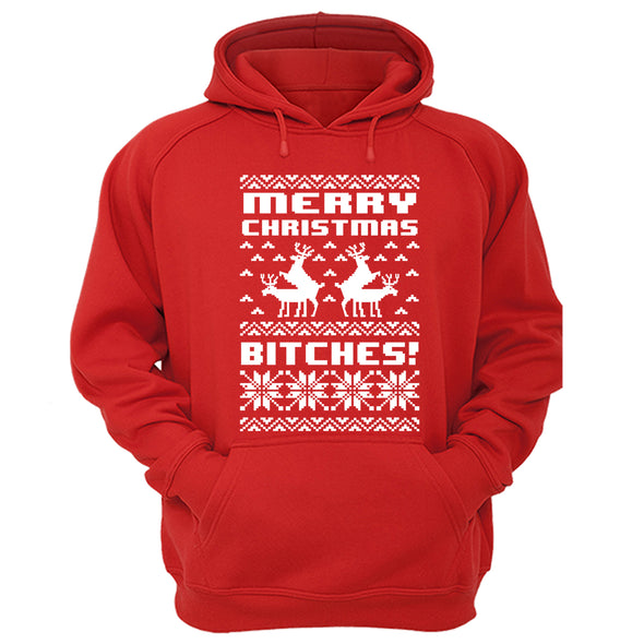 XtraFly Apparel Ugly Christmas Vacation Funny Hooded-Sweatshirt Pullover Hoodie