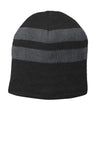 Port & Company Fleece-Lined Striped Beanie Cap