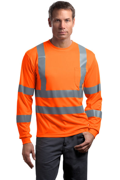 CornerStone ANSI 107 Class 3 Long Sleeve Snag-Resistant Reflective T-Shirt