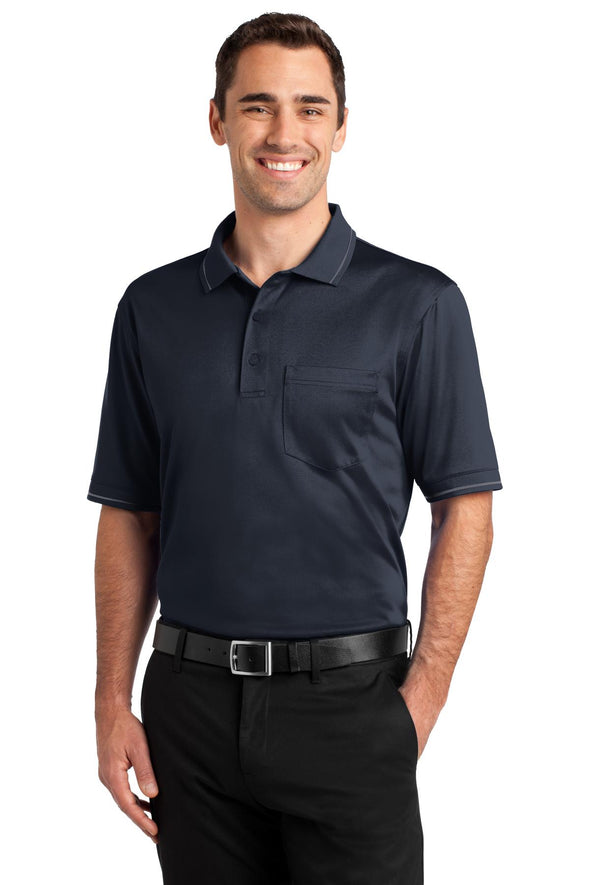 CornerStone Select Snag-Proof Tipped Pocket Polo