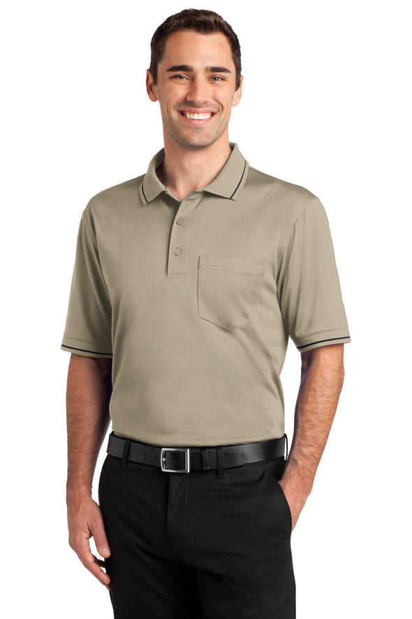 CornerStone Select Snag-Proof Tipped Pocket Polo