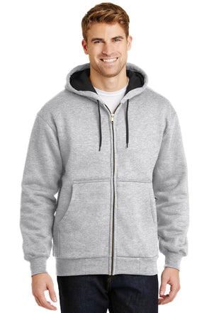 CornerStone Heavyweight Full-Zip Hooded Sweatshirt with Thermal Lining