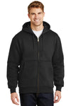 CornerStone Heavyweight Full-Zip Hooded Sweatshirt with Thermal Lining