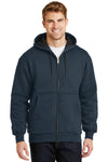 CornerStone Heavyweight Full-Zip Hooded Sweatshirt with Thermal Lining