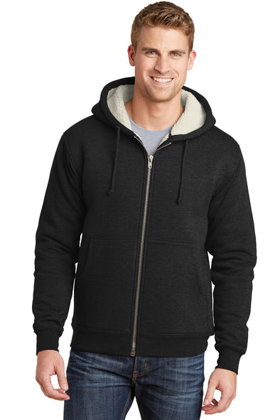 CornerStone Heavyweight Sherpa-Lined Hooded Fleece Jacket