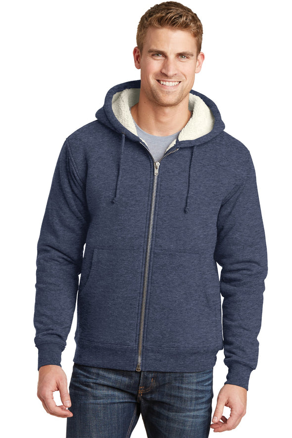 CornerStone Heavyweight Sherpa-Lined Hooded Fleece Jacket