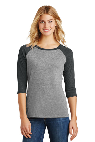 District Women's Perfect Tri 3/4-Sleeve Raglan