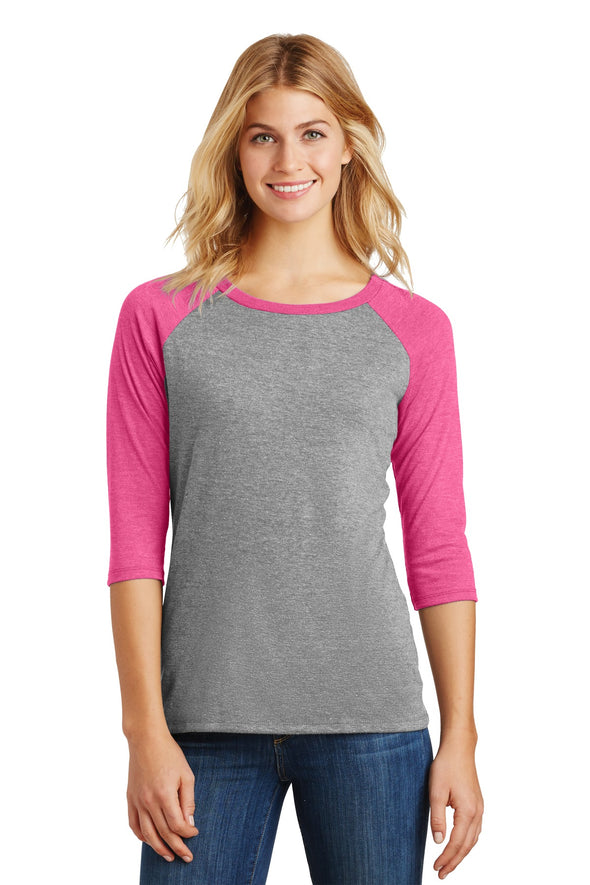 District Women's Perfect Tri 3/4-Sleeve Raglan