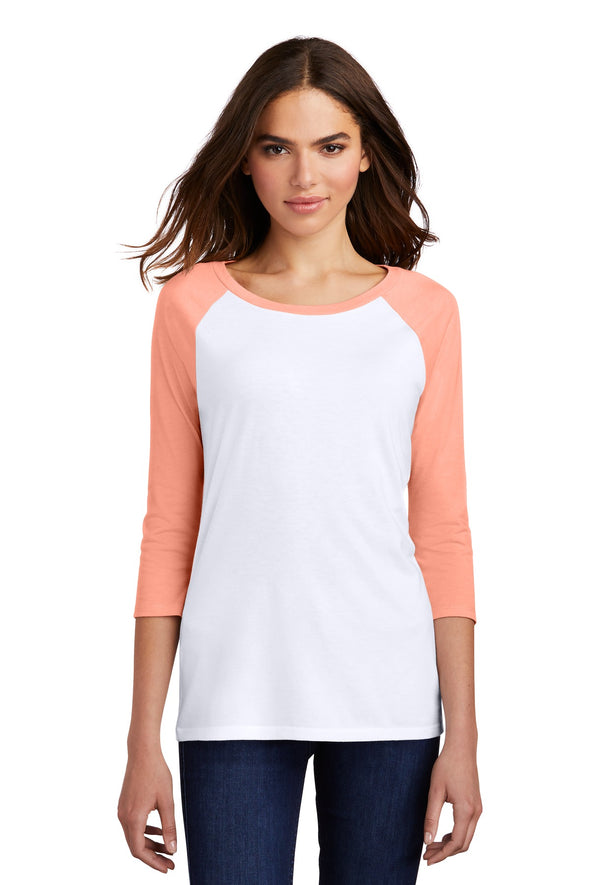 District Women's Perfect Tri 3/4-Sleeve Raglan
