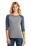 District Women's Perfect Tri 3/4-Sleeve Raglan