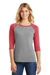 District Women's Perfect Tri 3/4-Sleeve Raglan